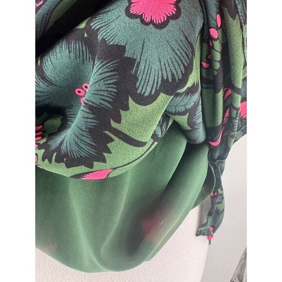 Anthropologie Skies are Blue Floral Print Tank Top Blouse Summer Vibes EUC Sz M - Picture 6 of 10